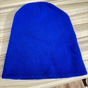 Vibrant Blue Knit Beanie